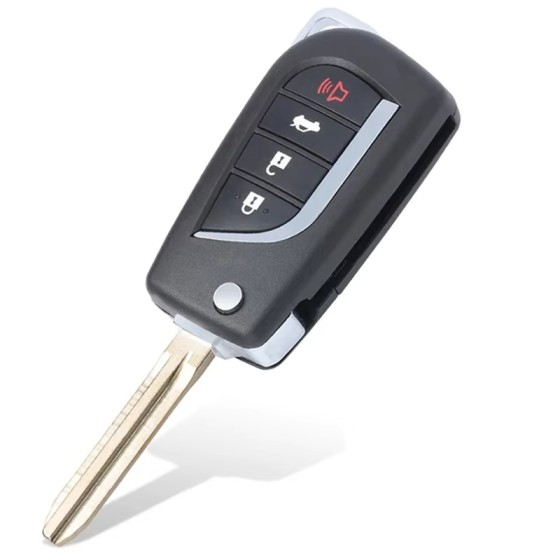 2015-2017 Toyota Sienna Tundra Tacoma / 4-Button Flip Key / PN: 89742-AE011 / GQ43VT20T (H Chip) (AFTERMARKET)